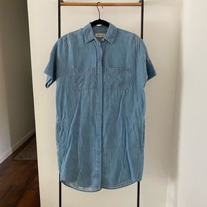 Madewell Chambray Shirt Dress - XS